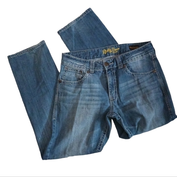Rock 47 Slim Straight Denim Jeans - Picture 1 of 8